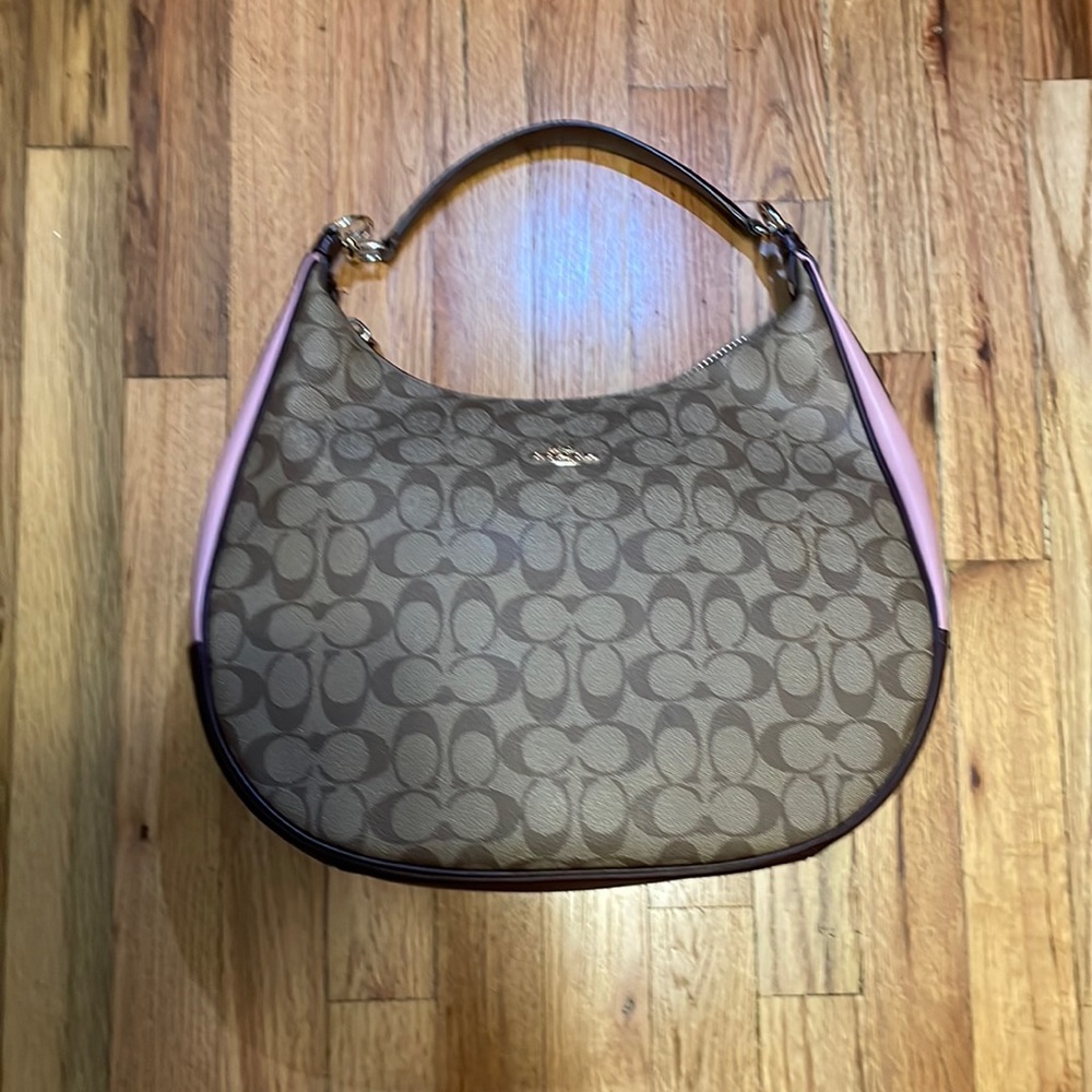 Coach Kleo hobo in signature canvas handbag #coach #handbag
